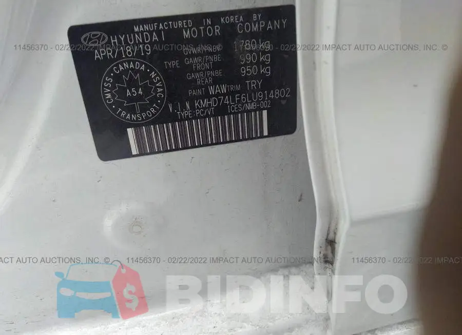 KMHD74LF6LU914802 Photo# 9