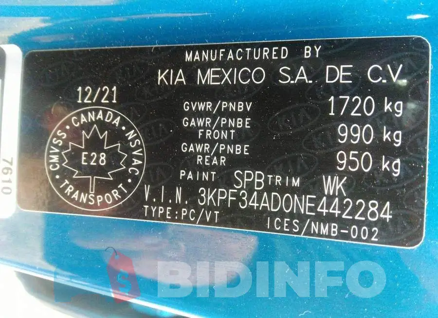 3KPF34AD0NE442284 Photo# 9