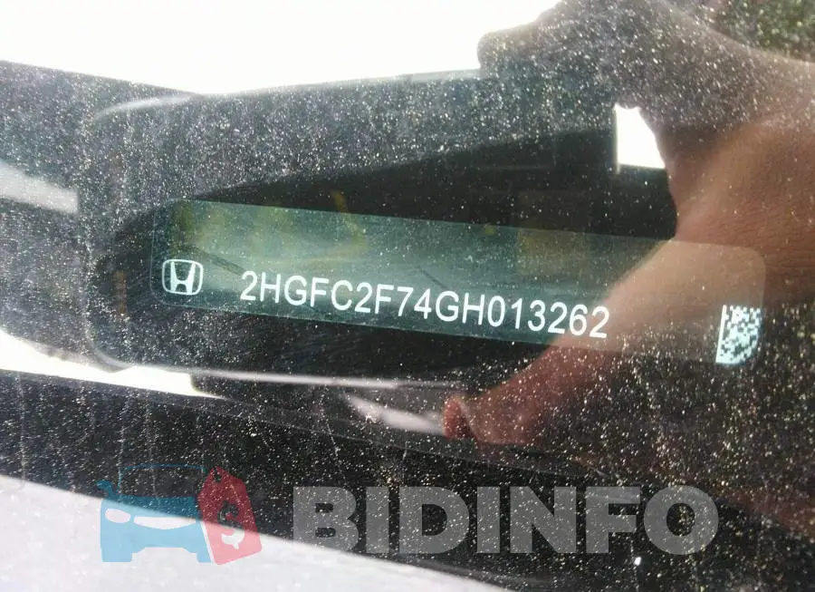 2HGFC2F74GH013262 Photo# 9