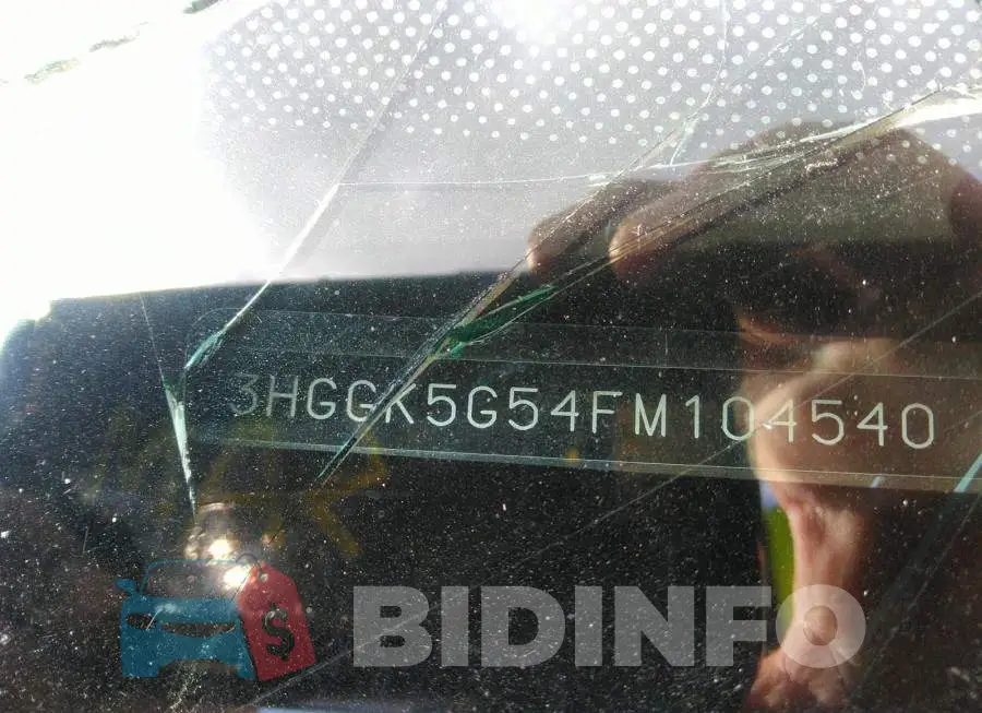 3HGGK5G54FM104540 Photo# 9