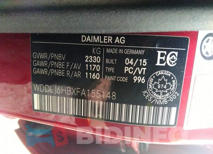 WDDLJ6HBXFA155148 Photo# 9