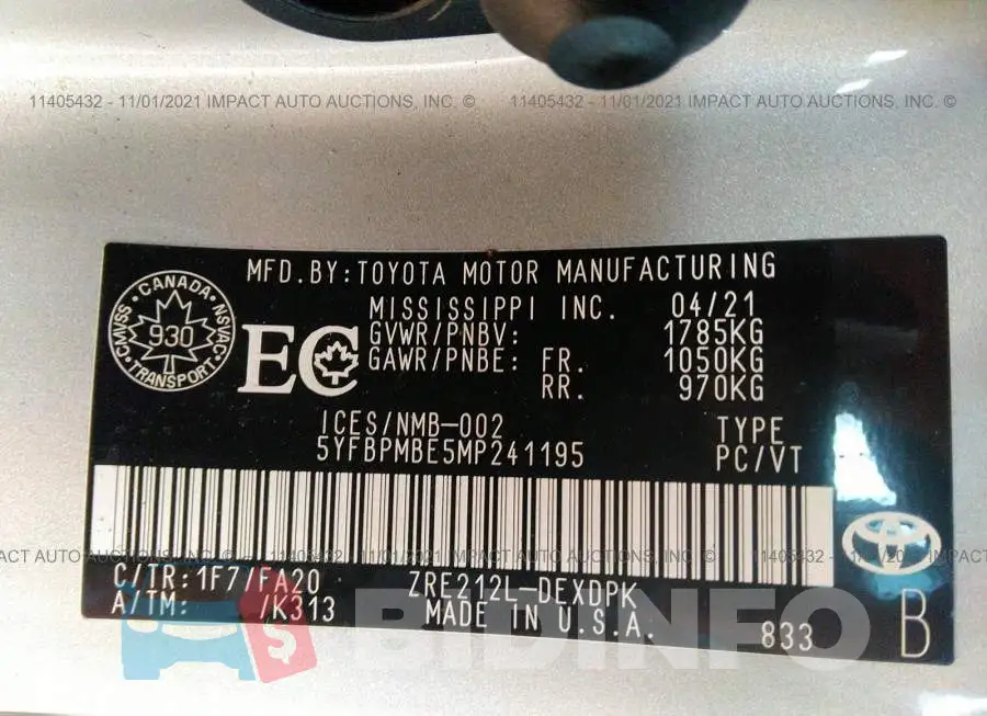 5YFBPMBE5MP241195 Photo# 9