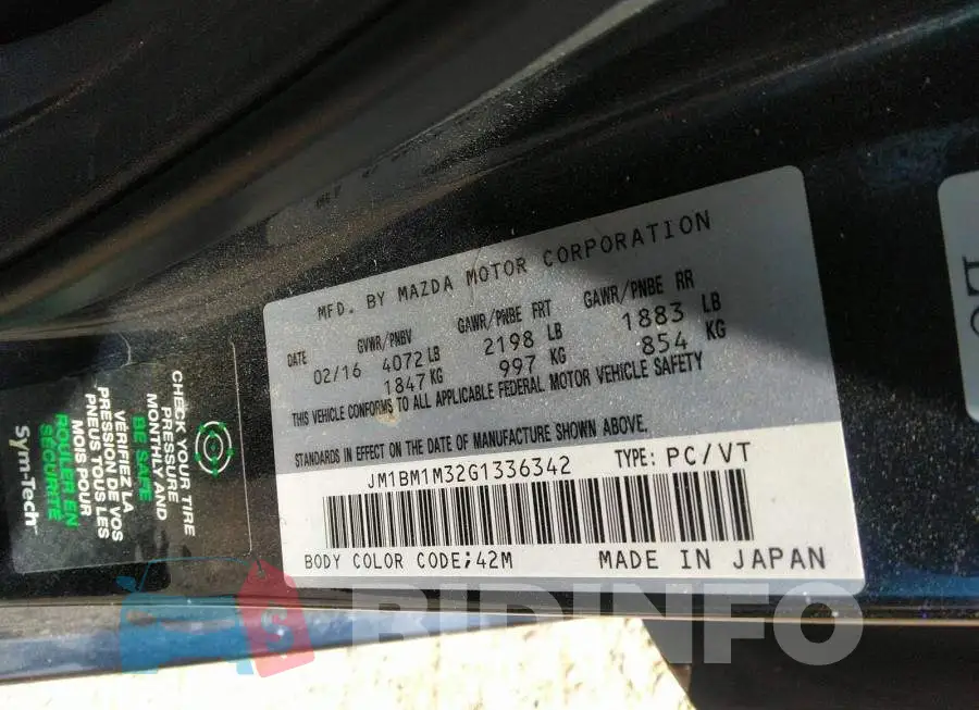 JM1BM1M32G1336342 Photo# 9