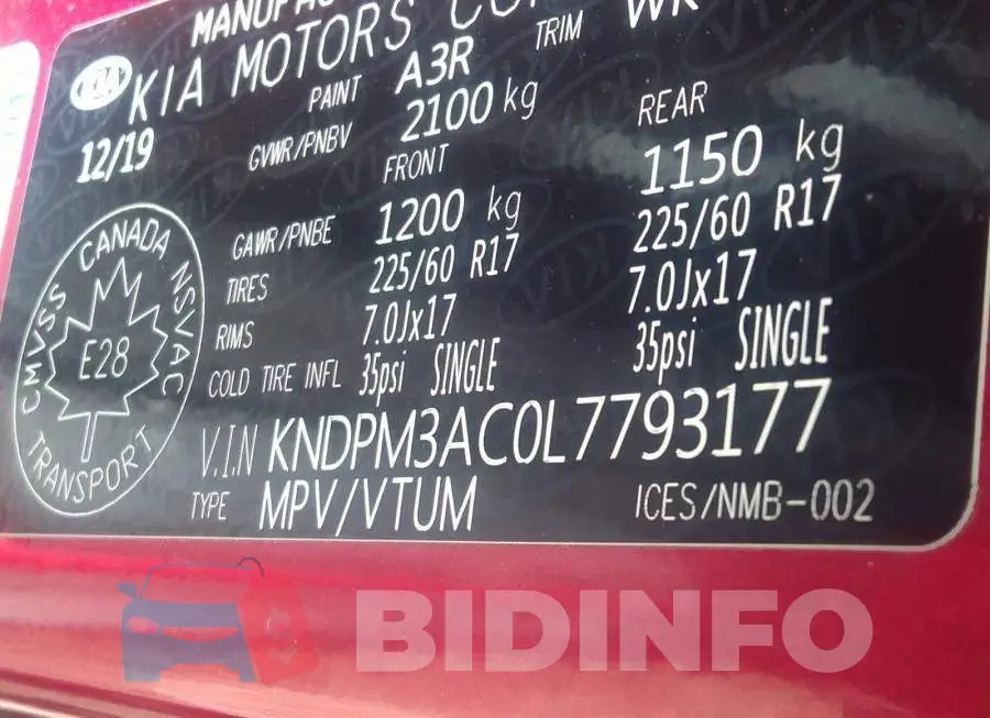 KNDPM3AC0L7793177 Photo# 9