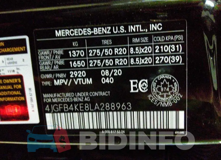 4JGFB4KE8LA288963 Photo# 9