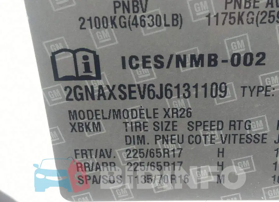 2GNAXSEV6J6131109 Photo# 9