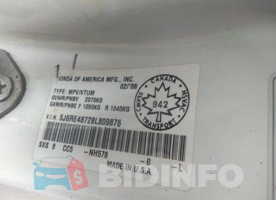 5J6RE48728L809876 Photo# 9