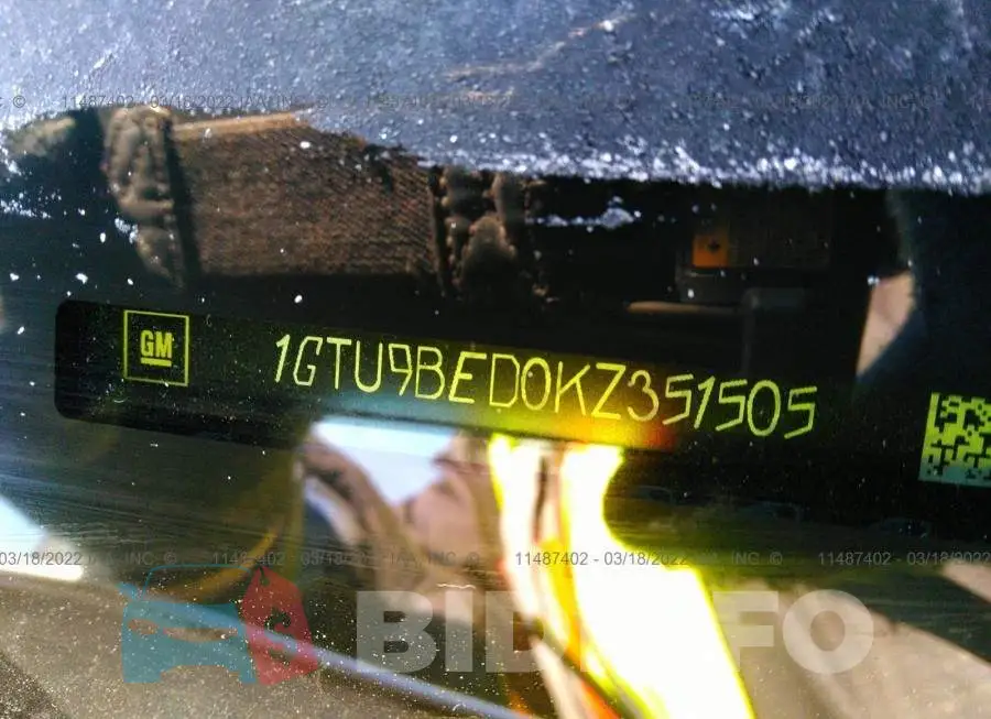 1GTU9BED0KZ351505 Photo# 9