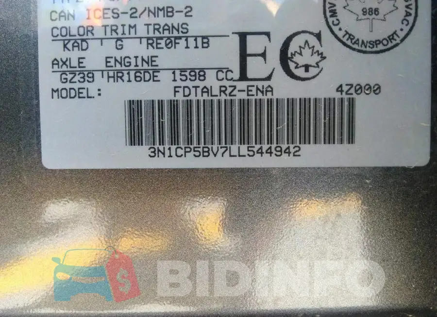 3N1CP5BV7LL544942 Photo# 9