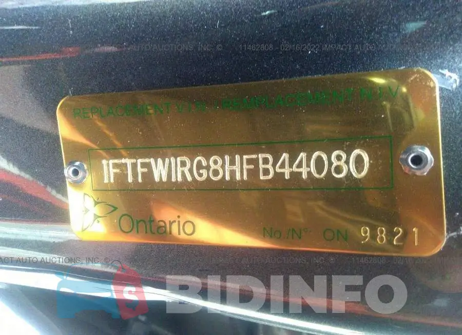 1FTFW1RG8HFB44080 Photo# 9
