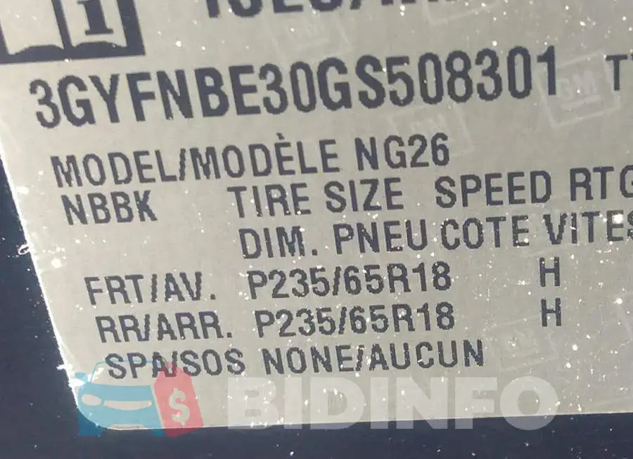 3GYFNBE30GS508301 Photo# 9