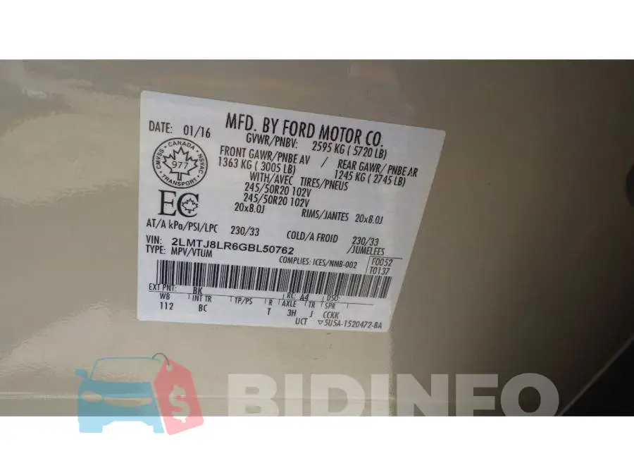 2LMTJ8LR6GBL50762 Photo# 7