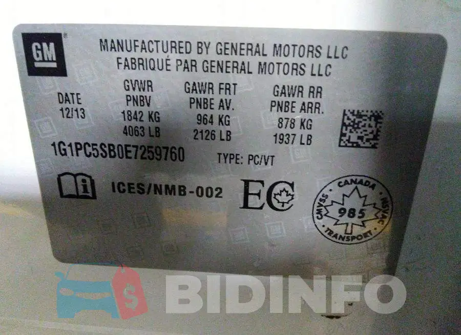 1G1PC5SB0E7259760 Photo# 9