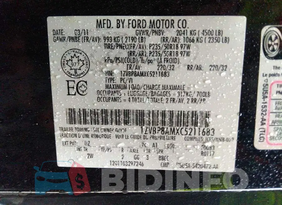 1ZVBP8AMXC5211683 Photo# 9
