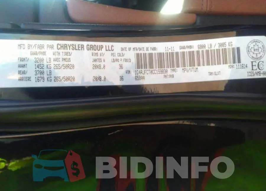 1C4RJFCT0CC159830 Photo# 9