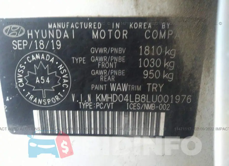 KMHD04LB8LU001976 Photo# 9