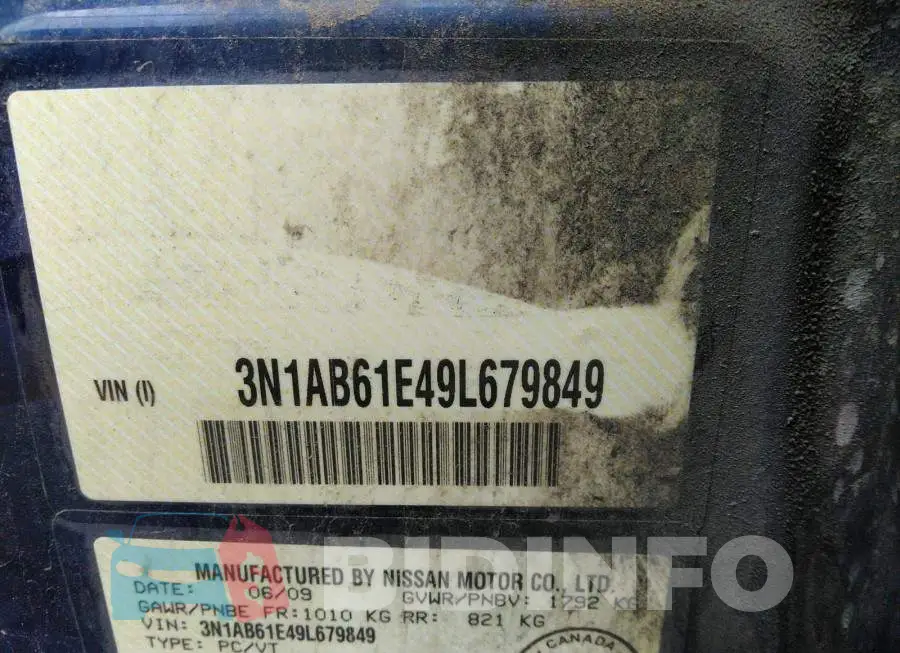 3N1AB61E49L679849 Photo# 9