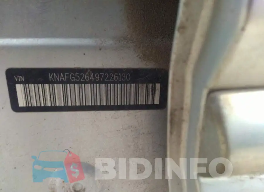 KNAFG526497226130 Photo# 9