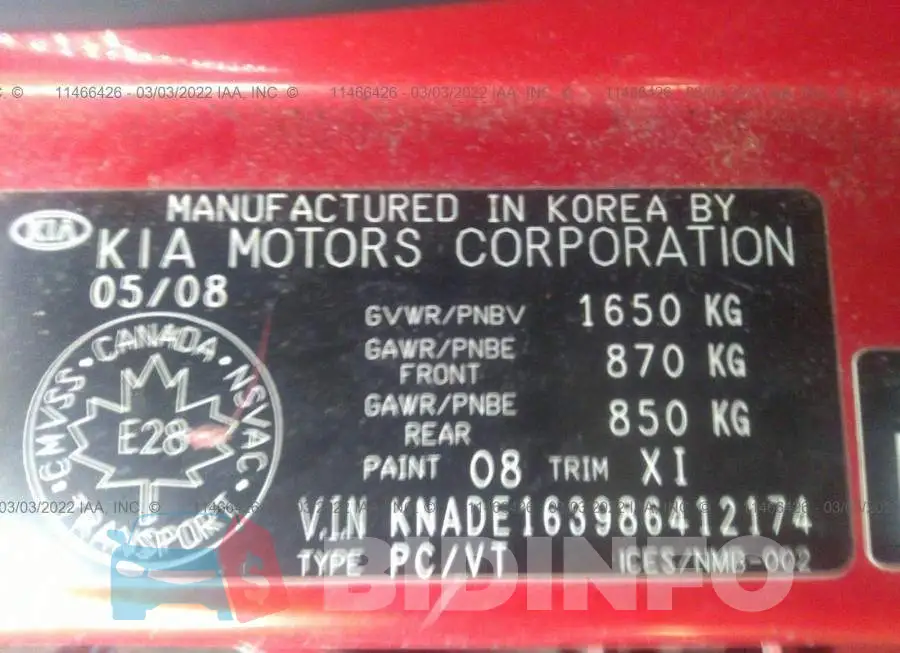 KNADE163986412174 Photo# 9