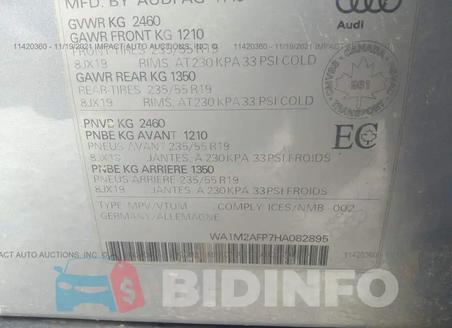 WA1M2AFP7HA082895 Photo# 9