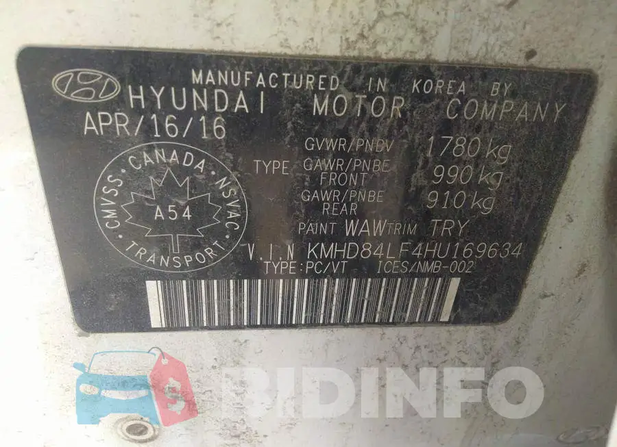 KMHD84LF4HU169634 Photo# 9