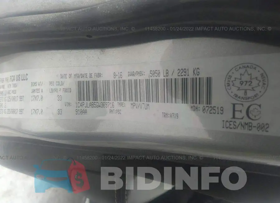 1C4PJLAB5GW369716 Photo# 9