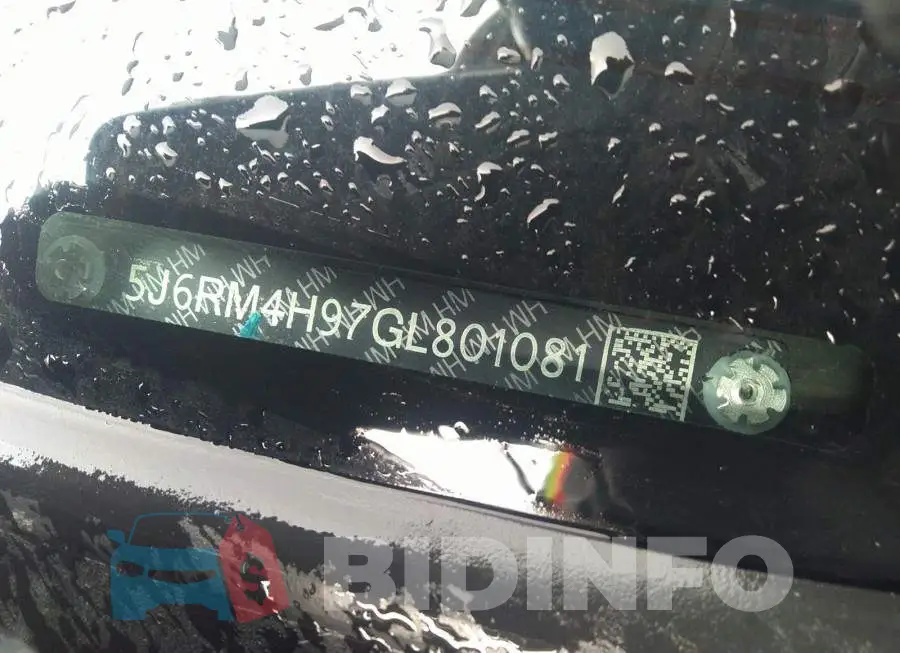 5J6RM4H97GL801081 Photo# 9