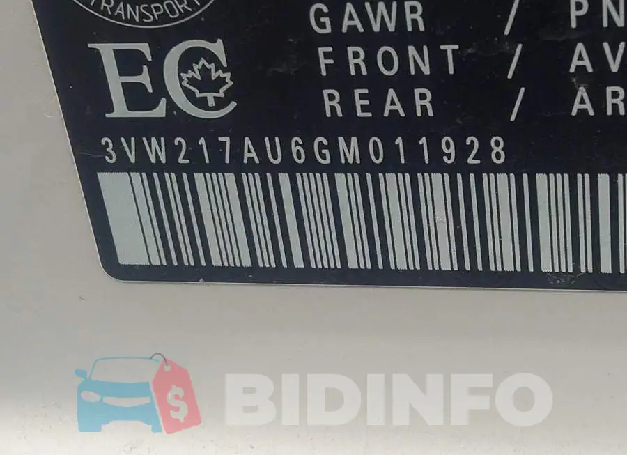 3VW217AU6GM011928 Photo# 9