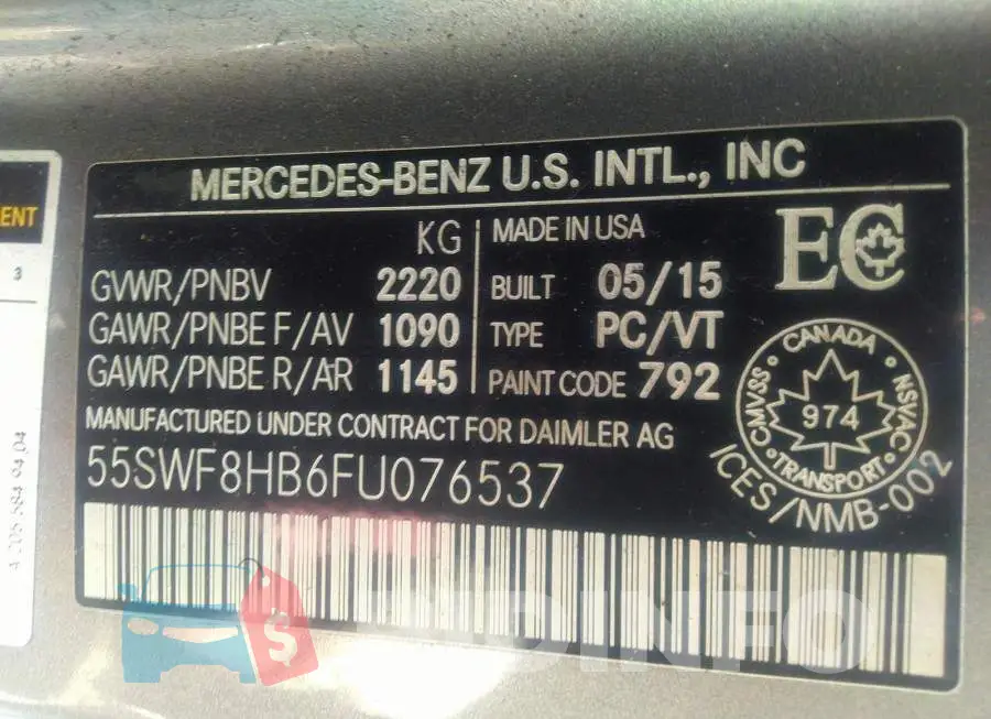 55SWF8HB6FU076537 Photo# 9