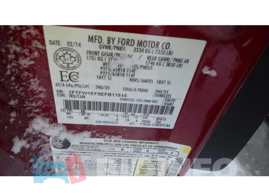 1FTFW1EF5EFB11515 Photo# 6