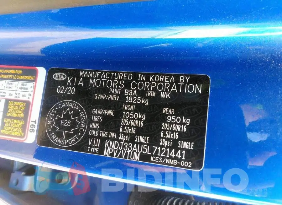 KNDJ33AU5L7121441 Photo# 9