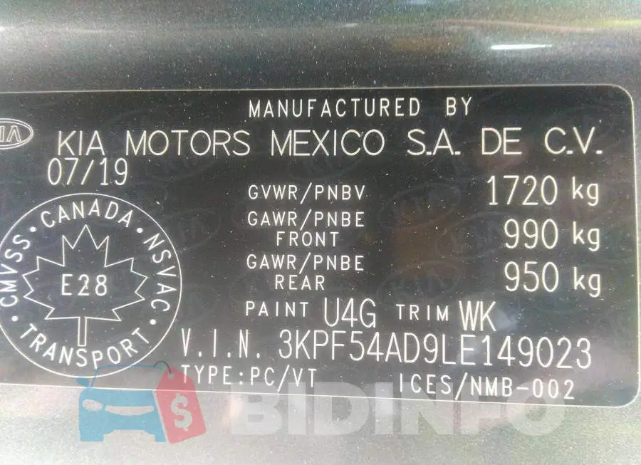 3KPF54AD9LE149023 Photo# 9