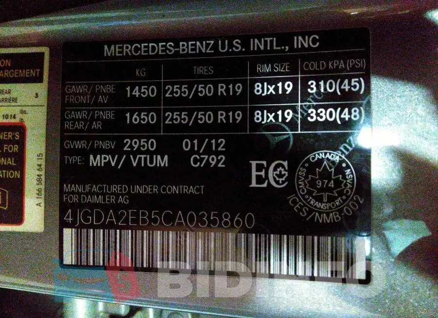 4JGDA2EB5CA035860 Photo# 9