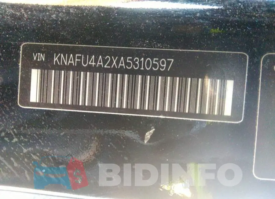KNAFU4A2XA5310597 Photo# 9