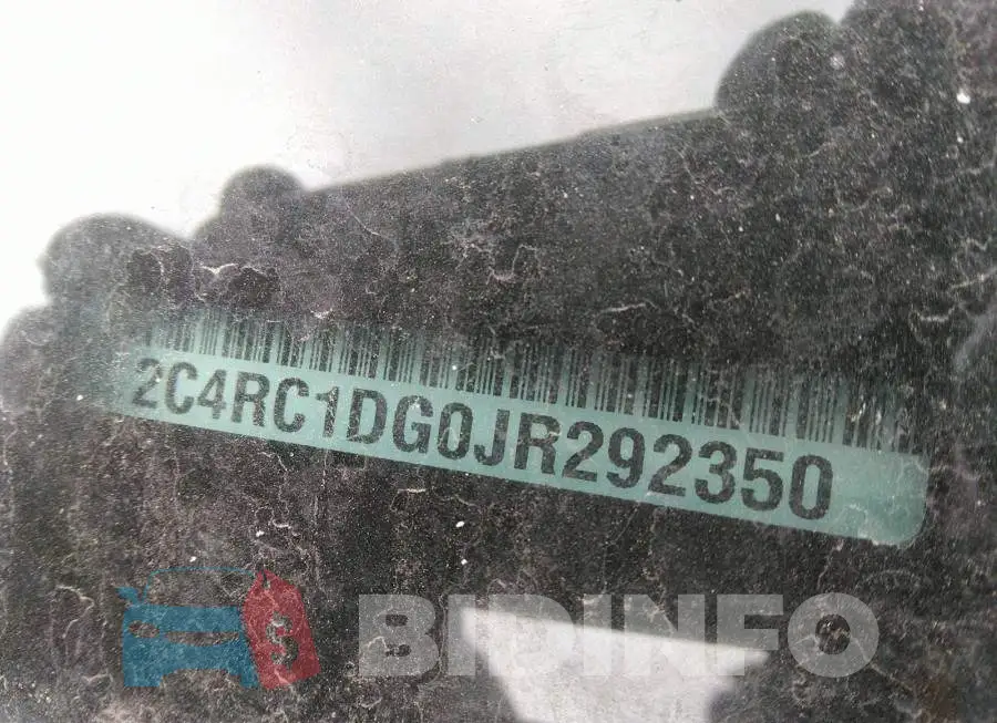 2C4RC1DG0JR292350 Photo# 9