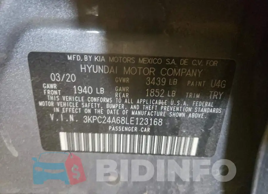 3KPC24A68LE123168 Photo# 10