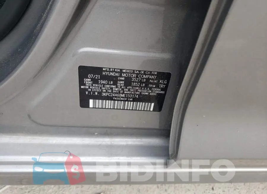3KPC24A68ME153174 Photo# 10