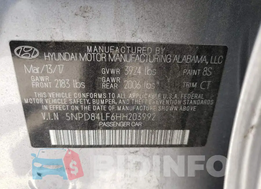 5NPD84LF6HH203992 Photo# 10