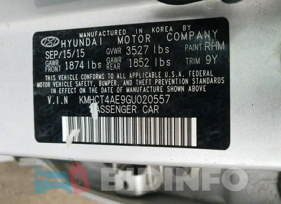 KMHCT4AE9GU020557 Photo# 10