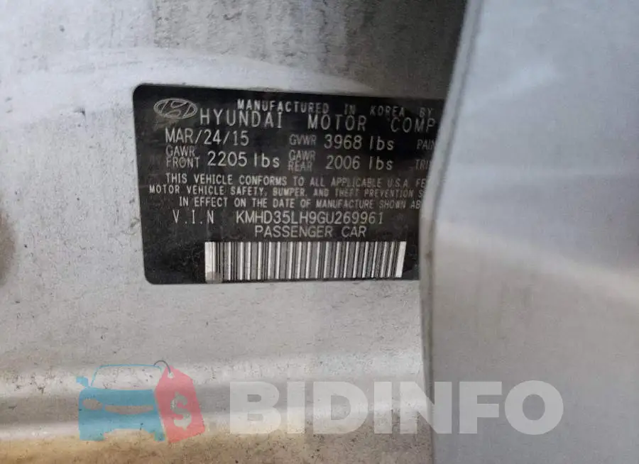 KMHD35LH9GU269961 Photo# 10