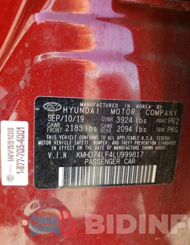 KMHD74LF4LU999817 Photo# 10