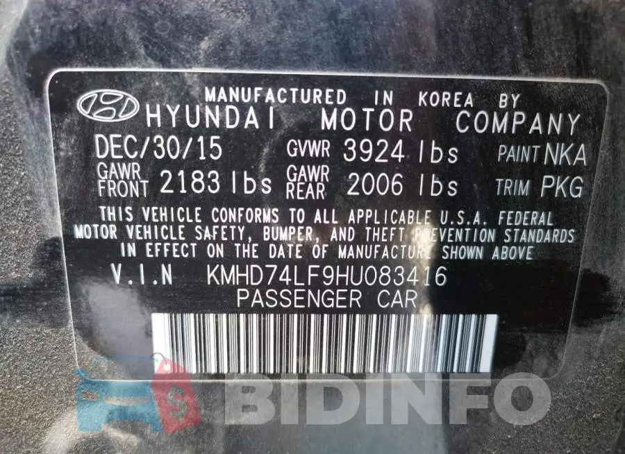 KMHD74LF9HU083416 Photo# 10