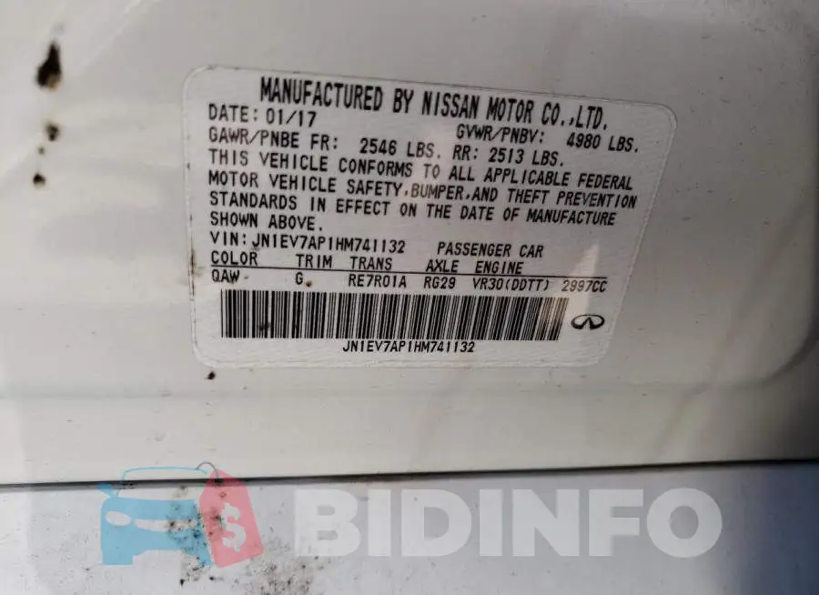 JN1EV7AP1HM741132 Photo# 10