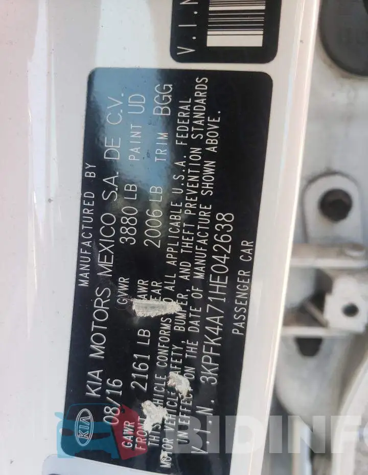 3KPFK4A71HE042638 Photo# 10