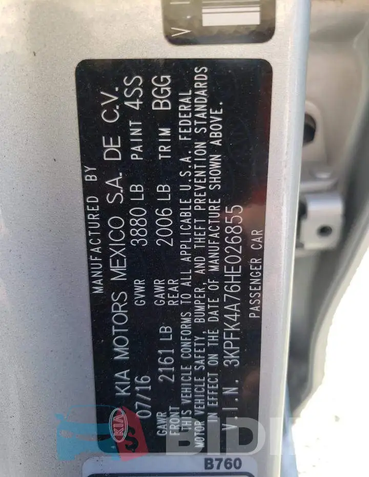 3KPFK4A76HE026855 Photo# 10