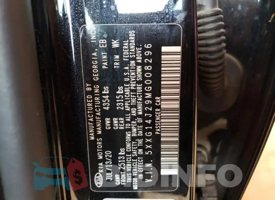 5XXG14J29MG008296 Photo# 10
