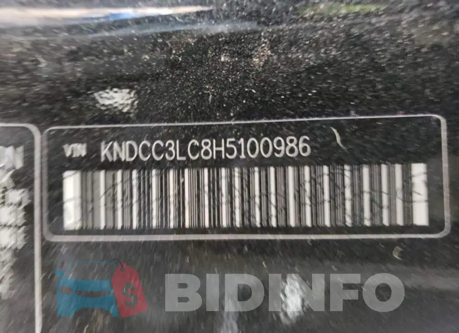 KNDCC3LC8H5100986 Photo# 10