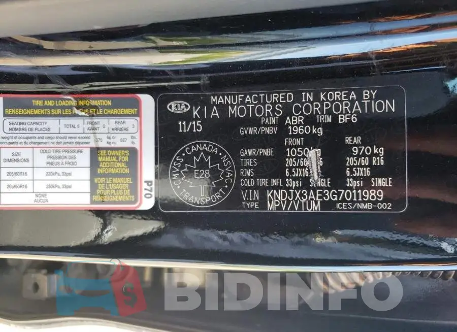 KNDJX3AE3G7011989 Photo# 10