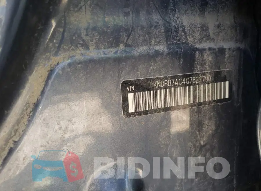 KNDPB3AC4G7822790 Photo# 8