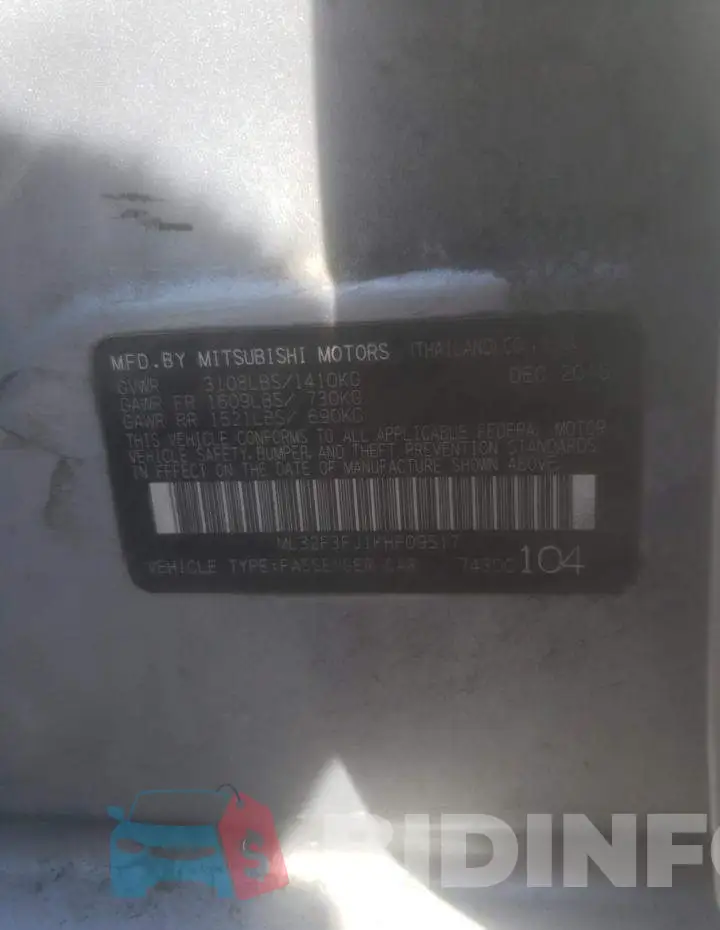 ML32F3FJ1KHF09517 Photo# 10